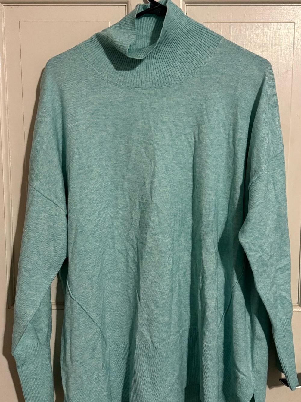 Rafaella Teal Turtleneck XL